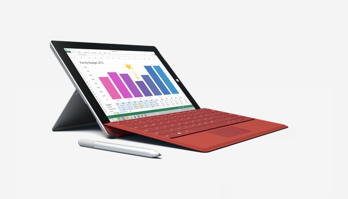 نسخة 4G LTE من الجهاز اللوحي Surface 3 متاحة للجميع